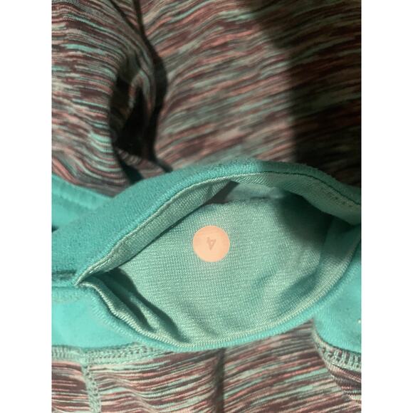 Lululemon Wunder under Crop Teal Zeal Space Dye Original 4 - Picture 4 of 4